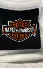 Load image into Gallery viewer, Harley-Davidson Mens White Graphic Print Round Neck Motorcycle T-Shirt Size L
