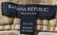 Load image into Gallery viewer, Banana Republic Mens Brown 5-Pocket Design Button Front Chino Pants Size 32X34
