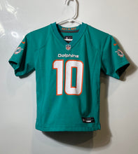 Load image into Gallery viewer, Nike Kids Aqua Miami Dolphins Tyreek Hill #10 Football-NFL Jersey Size L
