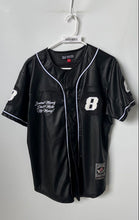 Load image into Gallery viewer, Black Pike Legend Collection Mens Black #8 Short Sleeve Button Front Jersey Sz S
