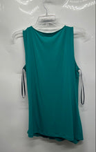 Load image into Gallery viewer, Calvin Klein Womens Green Sleeveless Surplice Neck Wrap Blouse Top Size M
