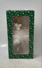 Load image into Gallery viewer, Dillard's Trimmings Blonde Hair Porcelain Ballerina Doll With White Outfit
