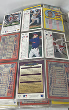 Load image into Gallery viewer, Lot Of Assorted MLB Baseball Sports Trading Cards In Red Collector's Card Album
