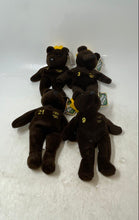 Load image into Gallery viewer, Lot Of 4 Pcs Salvino's Mixed Variety Plush Bear Bamm Beano's From 1998
