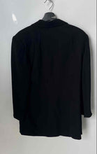Load image into Gallery viewer, Selene Womens Black Long Sleeve Pockets Notch Lapel Three-Button Blazer Size 14
