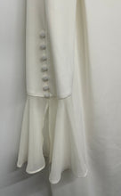 Load image into Gallery viewer, Calvin Klein Womens Off White Round Neck Bell Sleeve Sheath Dress Sz 12 w/ Tags
