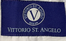 Load image into Gallery viewer, Vittorio St. Angelo Mens White Striped Single Breasted Four-Button Blazer Sz 50L
