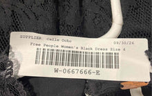Load image into Gallery viewer, Free People Womens Black Verushka Lace Sleeveless Mock Neck Mini Dress Size 4
