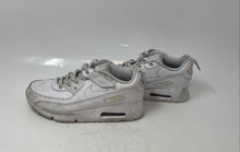 Load image into Gallery viewer, Nike Kids Air Max 90 White Leather Low Top Lace-Up Sneakers Shoes Size 1.5Y
