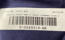 Load image into Gallery viewer, Calvin Klein Jeans Mens Blue Short Sleeve Crew Neck Regular Fit T-Shirt Size S
