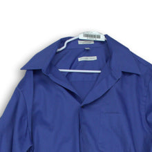 Load image into Gallery viewer, Geoffrey Beene Mens Blue Shirt Size 17.5
