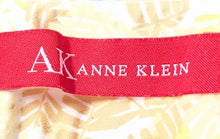 Load image into Gallery viewer, Anne Klein Womens Yellow Leaf Print Flat Front Straight Leg Ankle Pants Size 14

