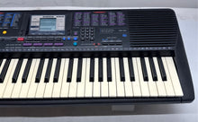 Load image into Gallery viewer, Yamaha Black Musical Portatone Electronic Keyboard With Stand Not Tested
