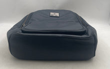 Load image into Gallery viewer, Louis Feraud Womens Blue Leather Inner Pockets Shoulder Backpack
