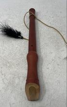 Load image into Gallery viewer, Woodi USA Brown Recorder Woodwind Instrument Flute With Feather Accent And Case
