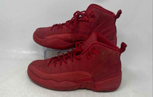 Load image into Gallery viewer, Nike Kids Air Jordan 12 Retro Red Lace-Up Sneakers Shoes Size 7Y
