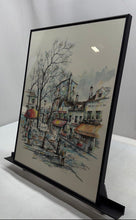 Load image into Gallery viewer, Alicia Goni Framed Street Scene Signed Wall Decor Urban Landscape Art Painting
