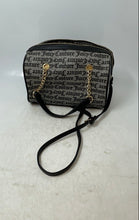 Load image into Gallery viewer, Juicy Couture Womens Gray Black Monogram Print Crossbody Purse With Tags
