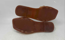 Load image into Gallery viewer, Zara Womens Brown Open Toe Criss-Cross Strap Slip-On Slide Sandals Size EU 37
