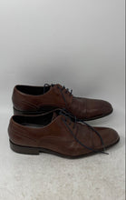Load image into Gallery viewer, Hugo Boss Mens Brown Leather Cap Toe Lace-Up Derby Dress Shoes Size 7.5
