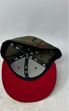 Load image into Gallery viewer, New Era Mens Red Green Camouflage Miami Heat 59FIFTY Fitted Cap Size 7
