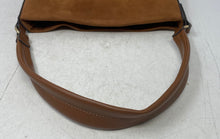 Load image into Gallery viewer, Nine West Womens Brown Suede Inner Zip Pockets Magnetic Shoulder Bag
