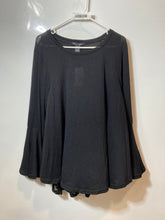 Load image into Gallery viewer, Olivia &amp; Grace Womens Black Long Bell Sleeve Round Neck Blouse Top Size XL
