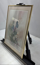 Load image into Gallery viewer, Wildflowers Butterflies And Daisies Picture Frame Lithograph Art Print

