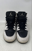 Load image into Gallery viewer, Nike Kids Air Jordan 1 Mid Black Gold Mid Top Lace-Up Sneaker Shoes Size 6.5Y
