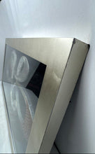 Load image into Gallery viewer, Modern Large 3D Mixed Metal Design Abstract Wall Art Home Decor Silver Frame
