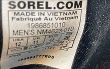Load image into Gallery viewer, Sorel Mens Kinetic Breakthru Tech Lace NM4623-010 Black Sneaker Shoes Size 12

