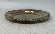 Load image into Gallery viewer, Vintage Silver Plated Round Shape Embossed Tableware Flatware Serving Tray
