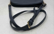 Load image into Gallery viewer, Mathew &amp; Julian Womens Dark Blue Leather Adjustable Strap Crossbody Purse

