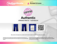 Load image into Gallery viewer, Authentic Armani Jeans Womens Blue Corduroy Straight Leg Jeans Size EUR 28
