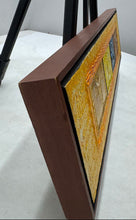 Load image into Gallery viewer, Home Decor Wall Hanging Signed Abstract Mixed Media Panel Framed Art Painting
