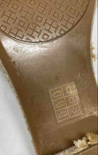 Load image into Gallery viewer, Authentic Tory Burch Womens Fleming Beige Espadrille Slide Sandals Size 8 M
