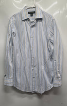 Load image into Gallery viewer, Banana Republic Mens Multicolor Striped Print Long Sleeve Button-Up Shirt Size M

