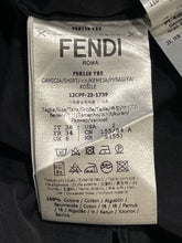 Load image into Gallery viewer, Authentic Fendi Womens Black Cotton Long Sleeve Button-Up Shirt Size EUR 38 US 2
