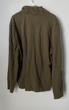 Load image into Gallery viewer, Tommy Hilfiger Mens Green Cotton Quarter Zip Long Sleeve Pullover Sweater Sz XL
