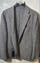 Load image into Gallery viewer, Sarar Mens Black White Houndstooth Print One-Button Blazer Size 46S With Tag
