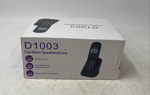 Load image into Gallery viewer, Model D1003 White 1.6 Inch Screen Cordless Speakerphone Not Tested
