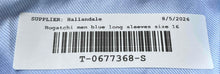 Load image into Gallery viewer, Bugatchi Mens Blue Cotton Long Sleeve Spread Collar Dress Shirt Size 16

