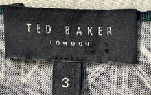 Load image into Gallery viewer, Ted Baker Mens Black Printed Cotton Short Sleeve Collared Golf Polo Shirt Size 3
