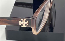 Load image into Gallery viewer, Authentic Tory Burch Women's Brown &amp; Light Beige Gradient Glasses With Case
