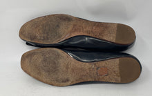 Load image into Gallery viewer, Authentic Tory Burch Womens Black Leather Ballet Flats Size 10.5 M Damaged
