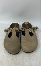 Load image into Gallery viewer, Guess Womens Brown Taupe Suede Round Toe Slip-On Clog Sandals Size 8M
