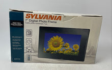 Load image into Gallery viewer, Sylvania SDPF781 7-Inch LED Panel Auto-Rotation Digital Photo Frame Not Tested
