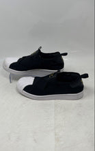 Load image into Gallery viewer, Adidas Womens Superstar FV3187 Black White Low Top Slip-On Sneaker Shoes Size 6
