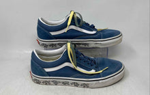 Load image into Gallery viewer, Vans Unisex Off The Wall Old Skool 500714 White Blue Sneakers Shoes Sz M9 W10.5
