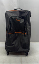 Load image into Gallery viewer, Timberland Unisex Black Orange Soft Side Rolling Travel Luggage Upright Suitcase

